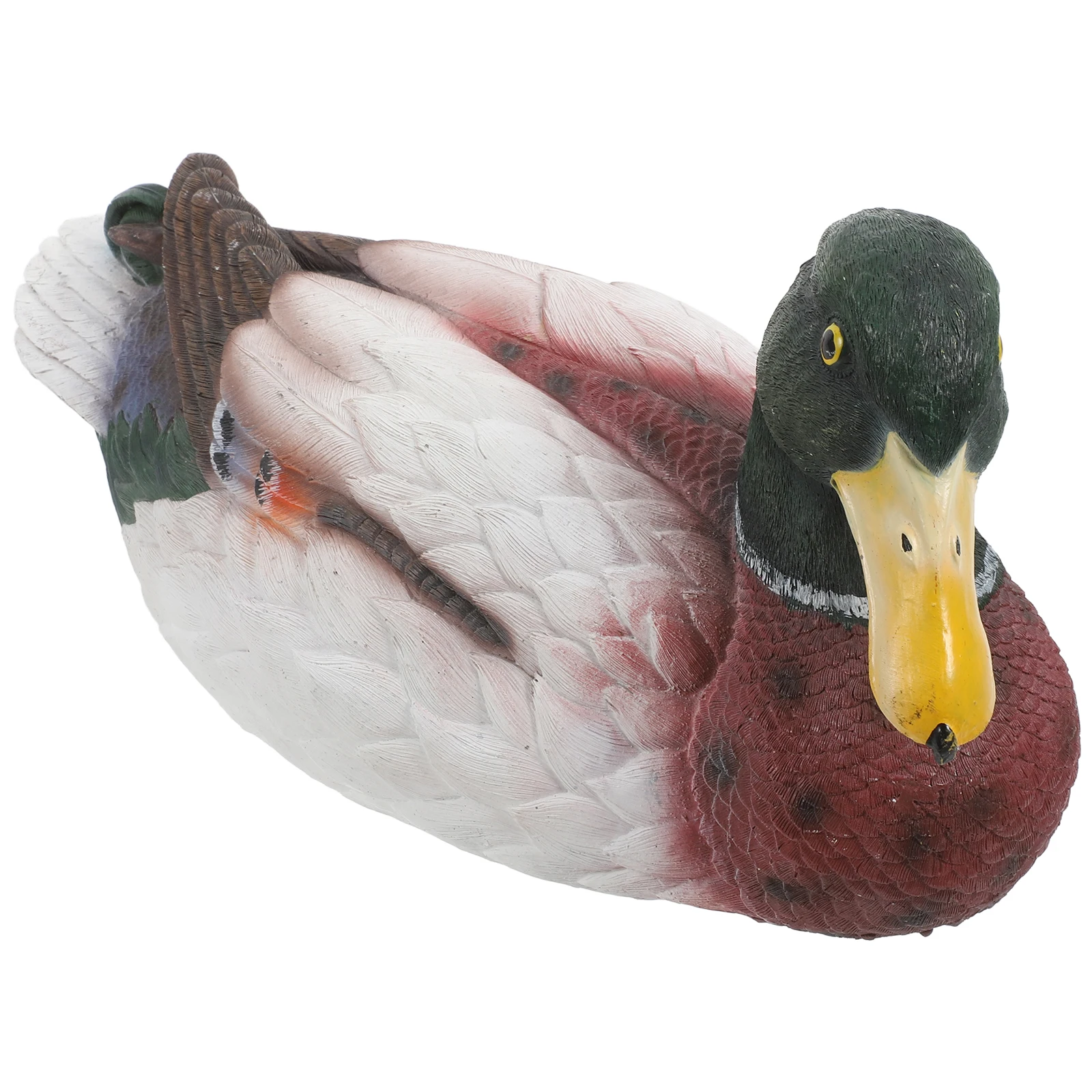 

Water Floating Duck Statue Resin Craft for Garden Pond Yard Decor Realistic Movement Outdoor Landscape Enhancement Accessory