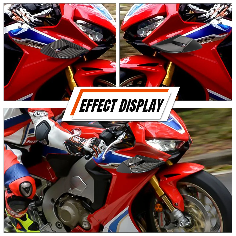 For Honda CBR1000RR 2017-2019 2018, New Motorcycle Accessories, Fixed Wing Spoilers, Side Wings, Ailerons, Flap Fairings