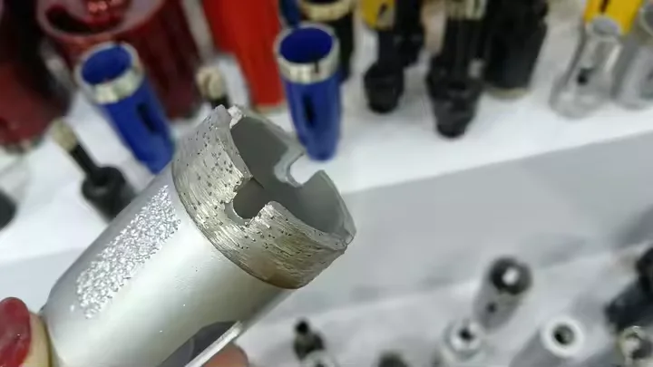 2026 ljc Promotional Granite Diamond Core Drill Bits With 4 Brazing Rods - American Quality Side Protection Core Drilling Bits