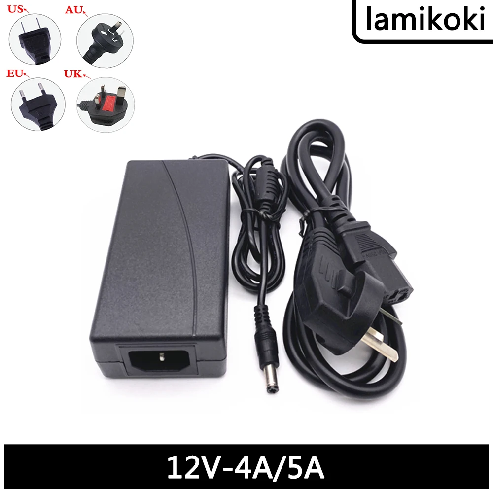 ktv Karaoke Table Touch Screen Display Power Adapter Transformer 12V 4A Karaoke Machine Stage System Equipment Line