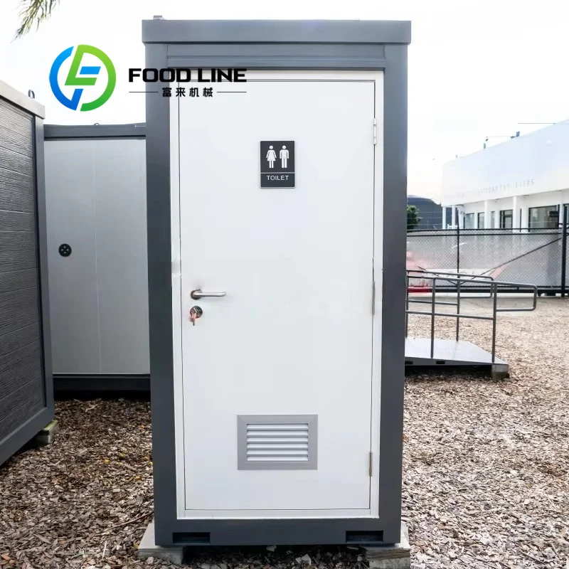Prefabricated Outdoor Restroom Layout Modular Sanitation Cabin Meet Male‑Female Separate Demands Of Tourist Spot And Work Zone
