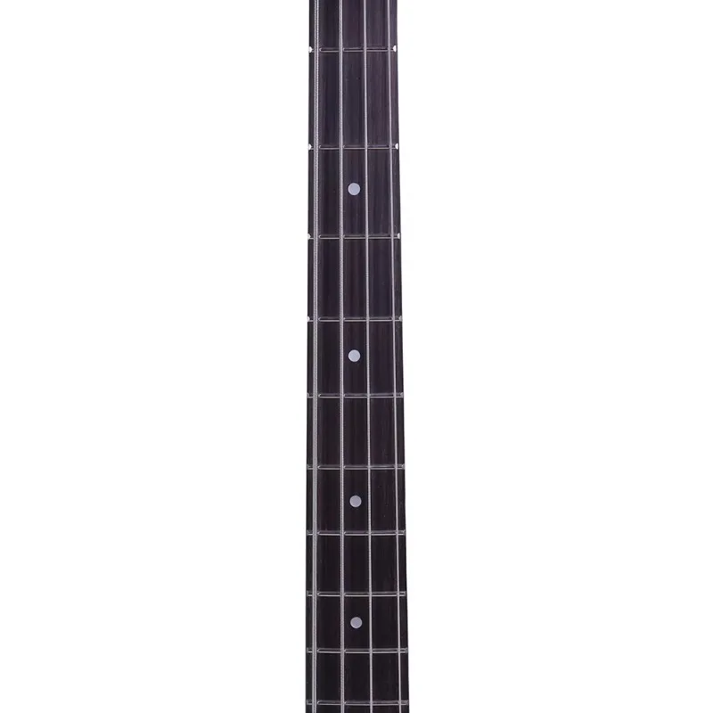 Local warehouse Exquisite Stylish 4 Strings Bass with Power Line and Wrench Tool Burlywood Color
