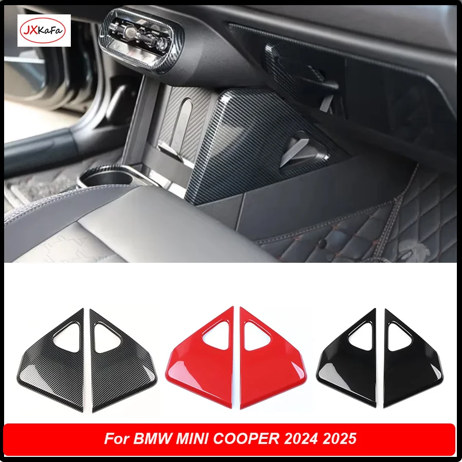 

Car Central Console Side Decoration ABS Sticker For BMW MINI COOPER 2024 2025 Interior Accessories