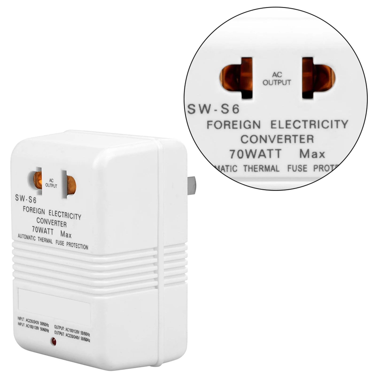 70 W / auf / StepUp&amp Down Spannungswandler-Transformator (CN-Standardstecker) Stromwandler Spannungswandler-Transformator