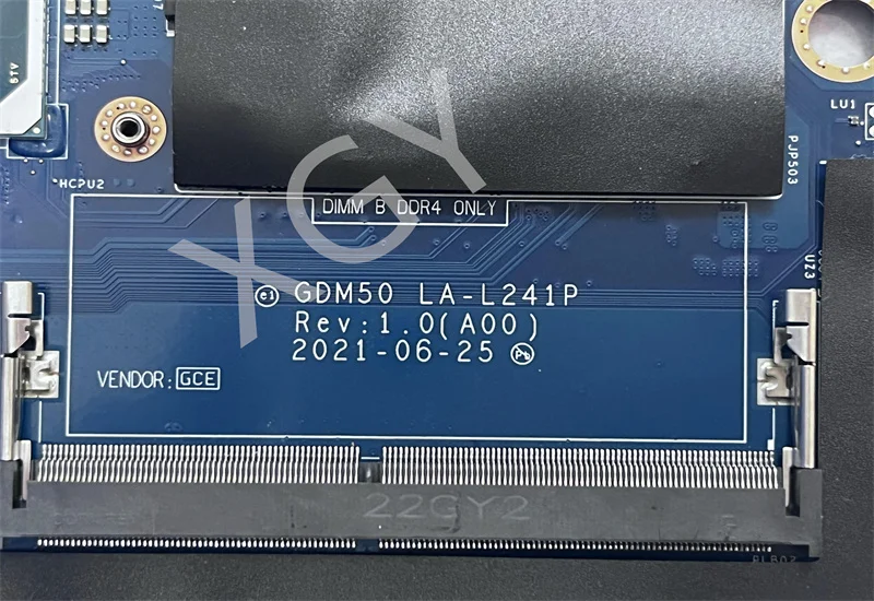 Imagem -05 - Placa-mãe Portátil para Dell Inspiron 15 3511 Vostro 15 3510 Ddr4 i3 i5 I711th Gen Cpu 05pd08 0042cn 0818km Gdm50 La-l241p