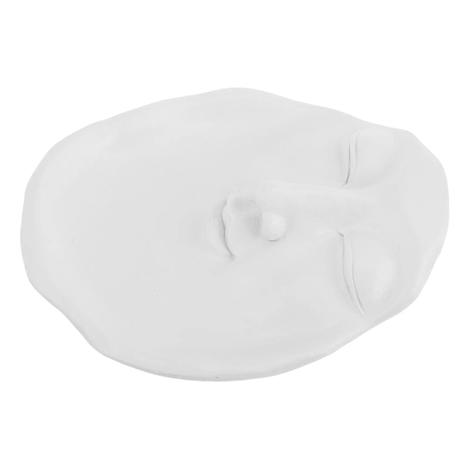Creative Face Jewelry Dish Resin Decorative Tray Vanity Aesthetic Ring Holder Tray Organizer Bedroom Bathroom