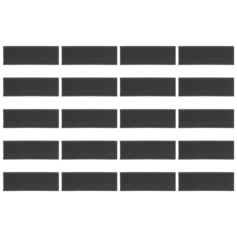 

20 Pcs Plug-in Magnetic Label Holder Office Labels Price Tag Card Paper Rubber Soft