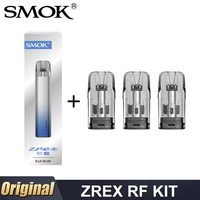 Original SMOK Zrex RF Kit Vape 500mAh Battery 2ml Pod Cartridge Meshed 0.8ohm Vaporizer E Cigarette