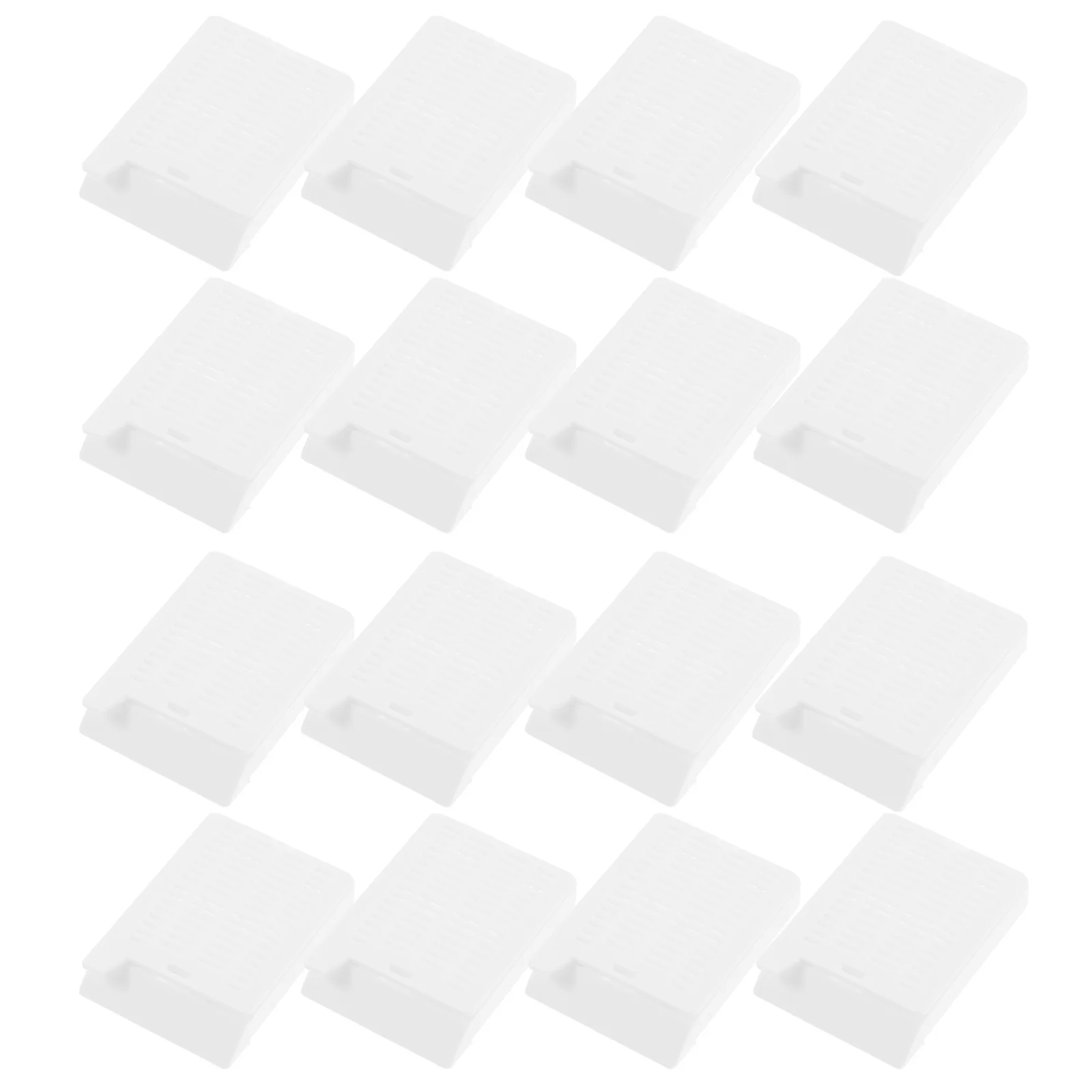 

200 pcs Tissue Embedding Cassettes White Square Hole Flow Through Strip For Histology Processing Scientific Supply Teaching