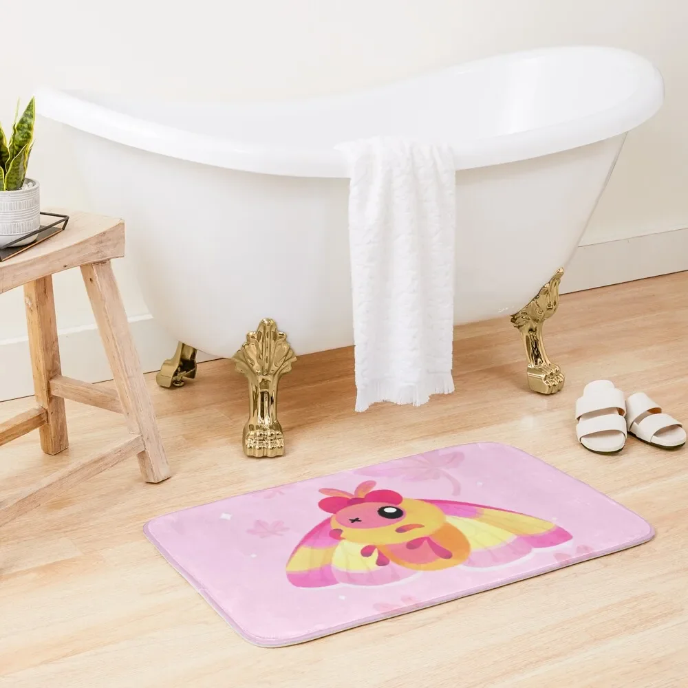 Rosy Maple Moth Bath Mat Rugs Baths Foot Bathroom Mat