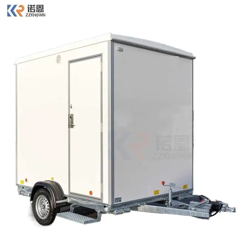 

1 Station 2023 Portable Toilet Movable Toilet Trailer On Wheels Kitchen Portable Outdoor