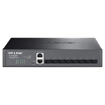 TL-ST5008F TP-LINK 10 Gigabit Data switch all 8*10000mbps 3-layer network management 10gbe 10g 10gb 10gbps SFP+ports