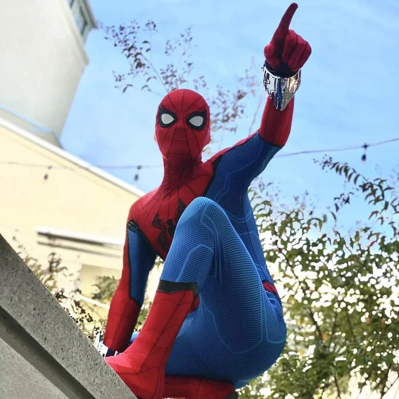 Halloween Spidercosplay Ps4 Gioco Insonniaco Supereroe Costume Cosplay Ragazzi Uomini Tuta Zentai Full Body Suit Tuta per adulti # 1 #