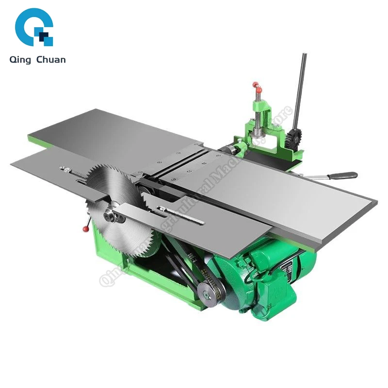 Woodworking Table Planing 3 In 1 2.2KW Electric Planer Multi-function Small Table Saw Table Drill Body Cutting Machine Planer