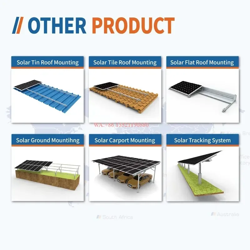 wmwmnu for CHIKO Solar Panel for Home Solar System Kit Monocrystalline Silicon Solar Panel Roof Tile Mounting