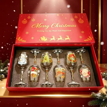 Christmas Wine Glass Gift Set 1