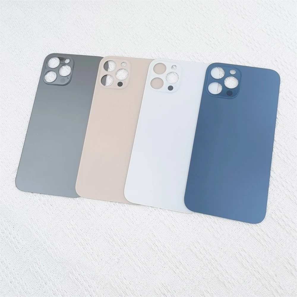 Back Battery Cover For iPhone 12 Pro 12promax Big Large Camera Hole Rear Door Housing Panel Case Parts For iphone 12pro