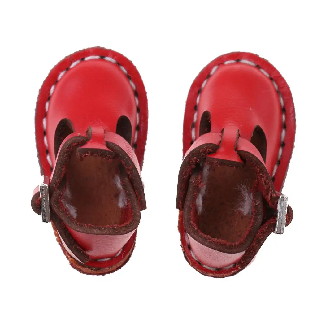 Chaussures de ceinture de rinçage rouge pour poupées, accessoire de vêtements, mode, 12 po