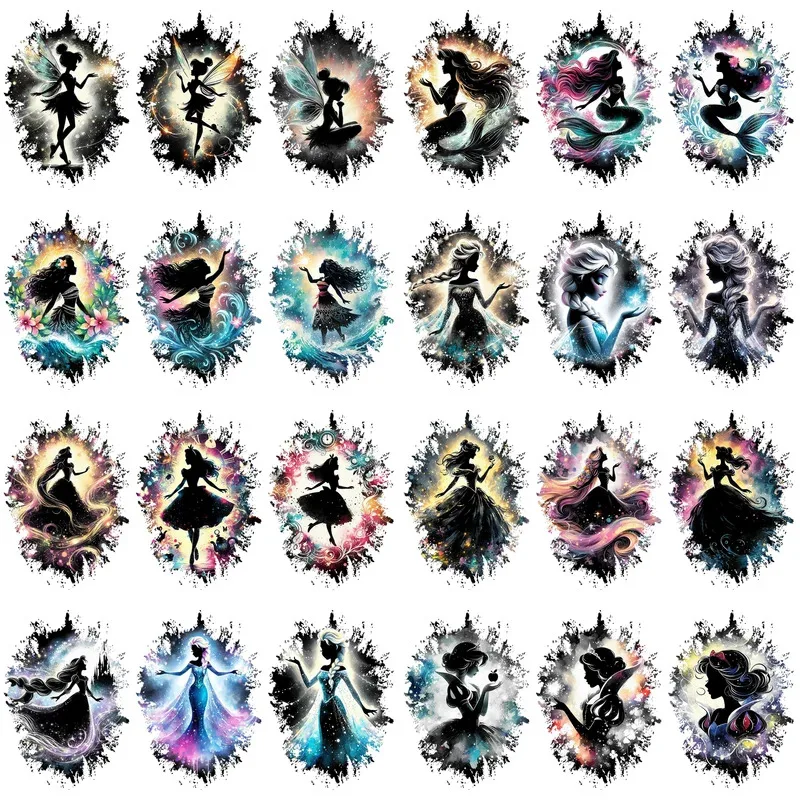 

Cutouts anime series UV DTF sticker for 16oz cup wrap transfer sticker custom label DIY logo self adhesive 3D sticker