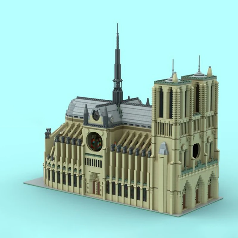 14620pcs MOC Notre Dame De Paris Creative Advanced Build Model Building Blocks Castle Adventure Technical Street Scene Toy Gift
