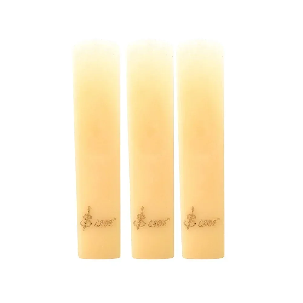 Resin Reeds Saxophone Reeds 3 Pack For Clarinet Resin Plastic Soprano/Alto/Tenor Wind Moving Smooth High Quality
