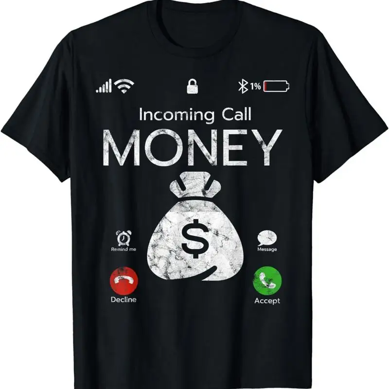 NUEVA LIMITADA llamada entrante dinero está llamando divertida camiseta de efectivo de negocios S 3XL