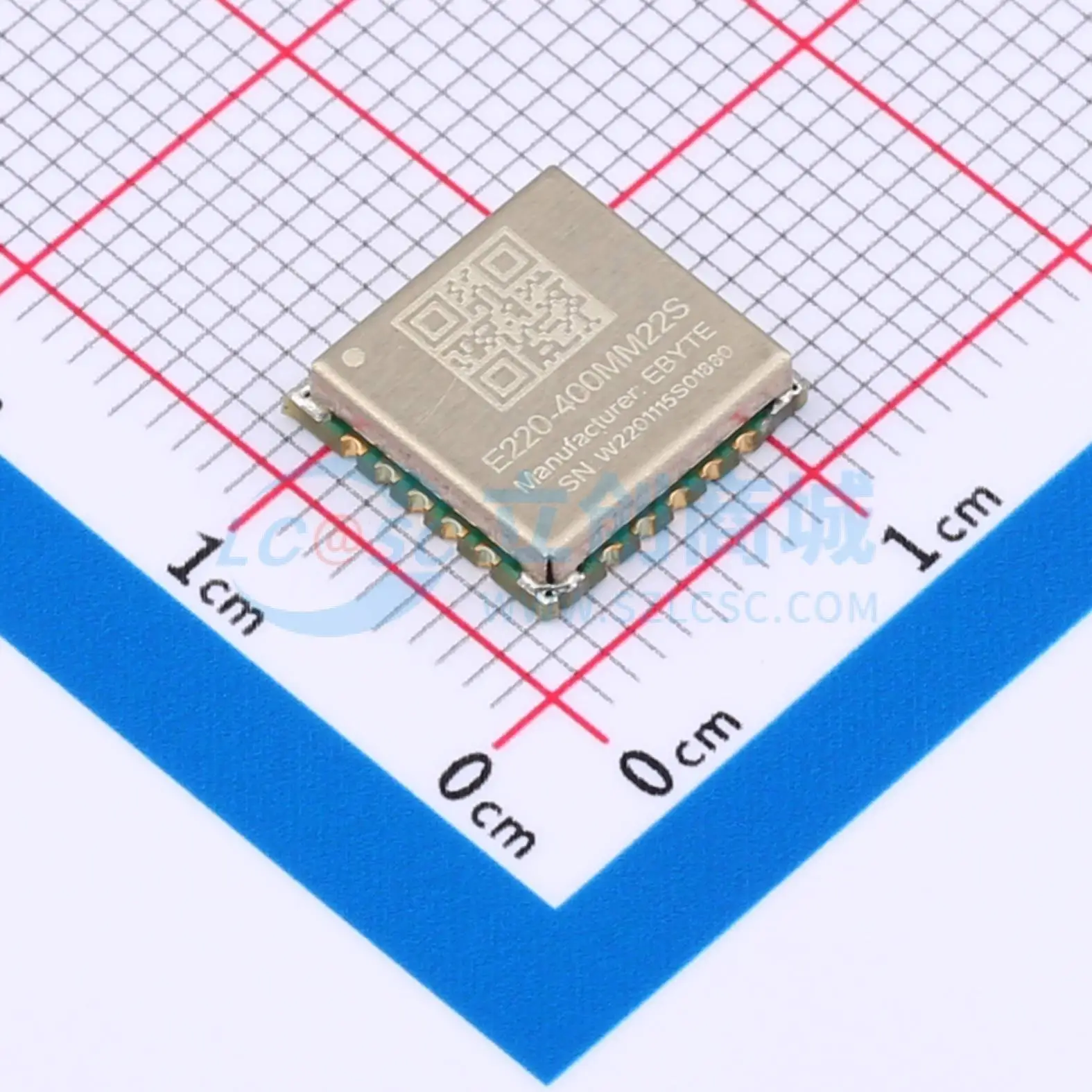 

4pcs E220-400MM22S SMD 10x10mm 470MHz 433MHz 22dBm LoRa Wireless RF Transceiver Module