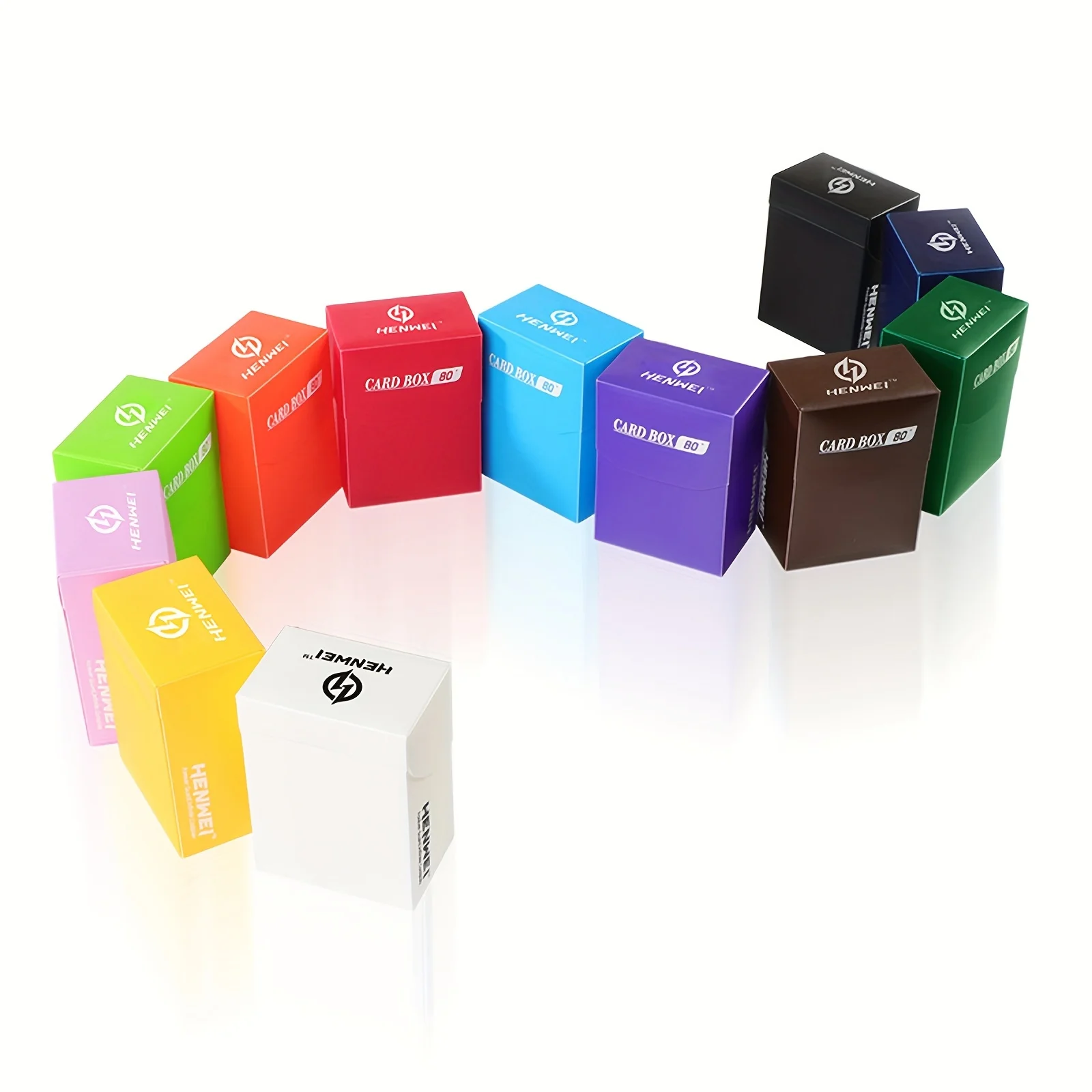 

PP Material Portable 80+Card Deck Box Many Color TCG OPCG MTG PKM Cards Case for Magic/YGO/Gathering PP Storage