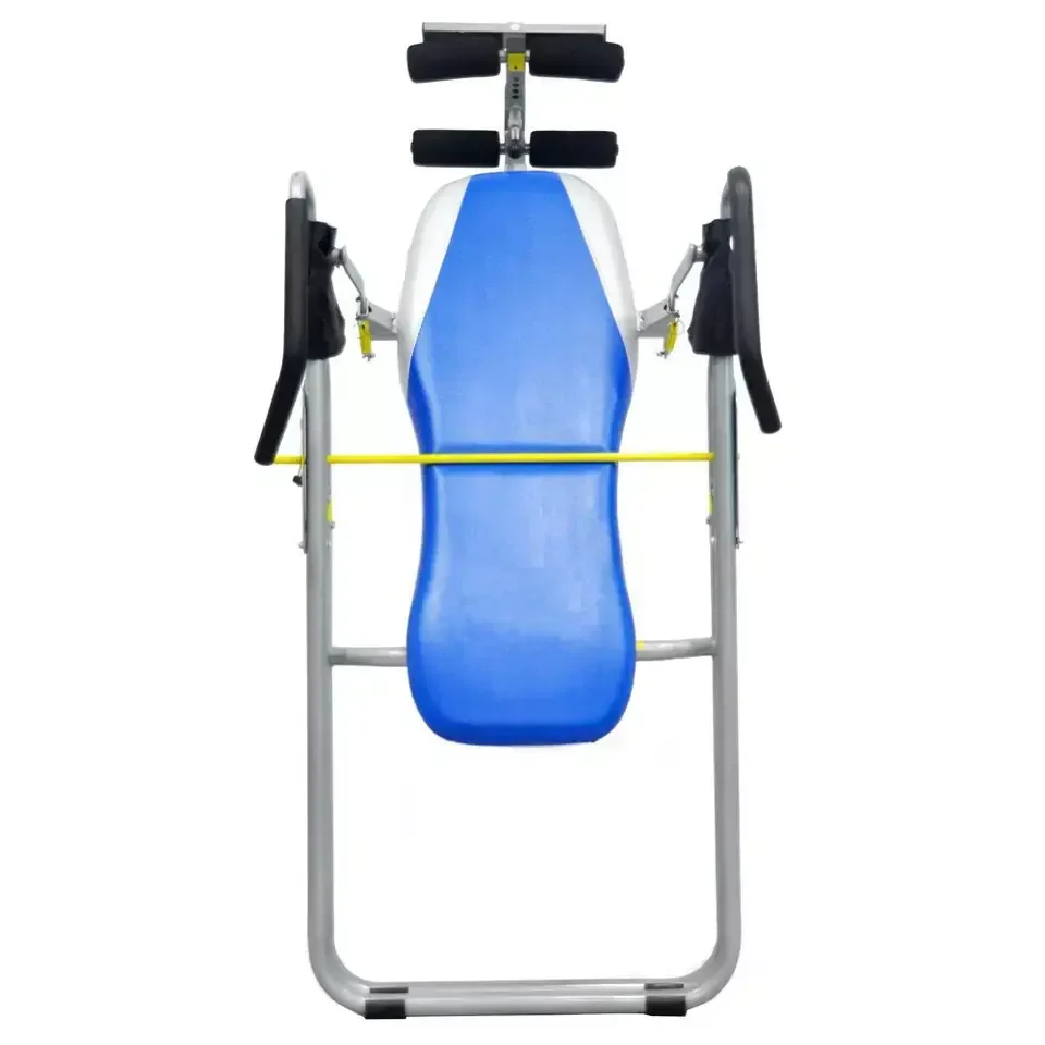 Red Black Upgrade Inverted Machine Multi‑Functional Back Stretching Inversion Table for Body Effective