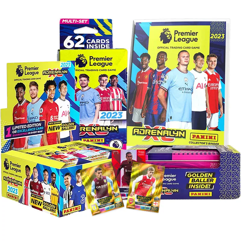 6pack/pcs Panini 2023 Premier League official Star card Premier League Cup Football League Collection card toys Christmas gift