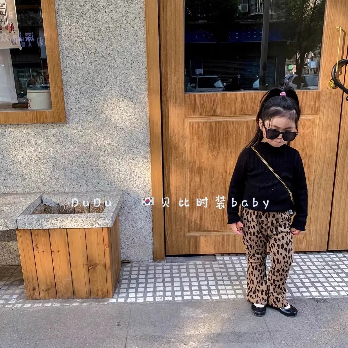 Herbst-Winter Mädchen Koreanischer Stil Fleece-Gefütterte Schlaghose Dehnbare Warme Lange Hose Kinder Weich Bequem Lässig Trend Kinder – Detail 16