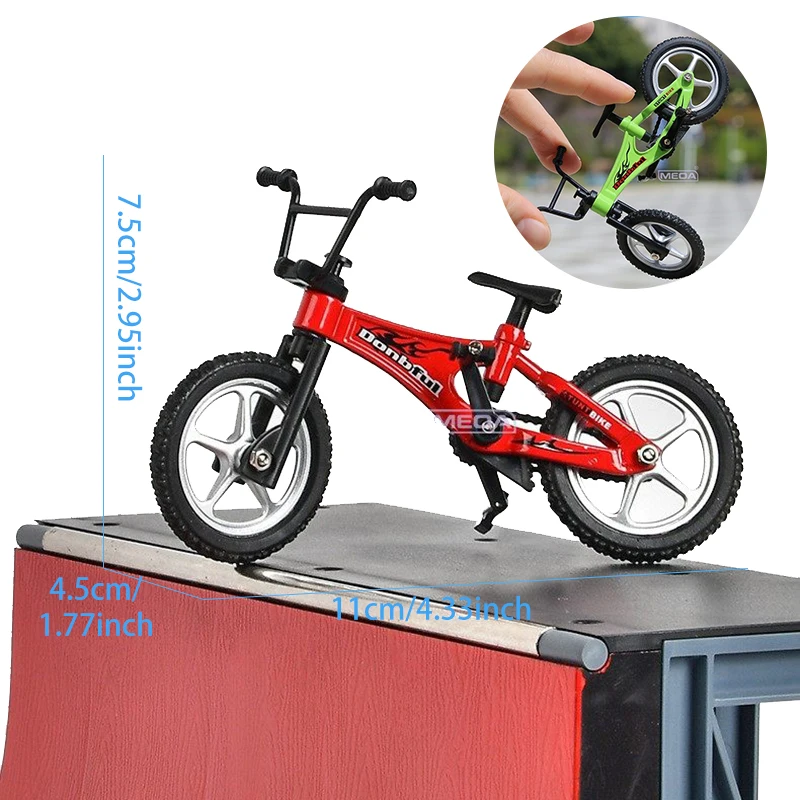 フィンガースケートボード合金マウンテンバイクフィンガーバイクデスクトップジャンプスライディングクライミングBMXクリエイティブモデルおもちゃ子供ギフト ﻿