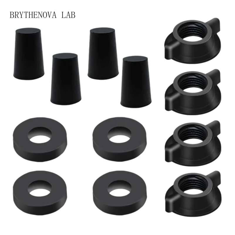 A01F-For Berkey Water Filter System Replacement Kit-4 Nuts, Wing 4 Washers & 4 Silicone O-ring Plugs
