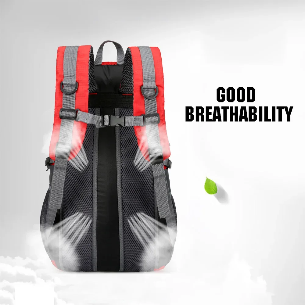Outdoor-Wander-Trekking-Tagesrucksack, Reiserucksack, Wanderrucksack, 40 l, wasserdicht, leicht, für Männer und Frauen – Detail 3