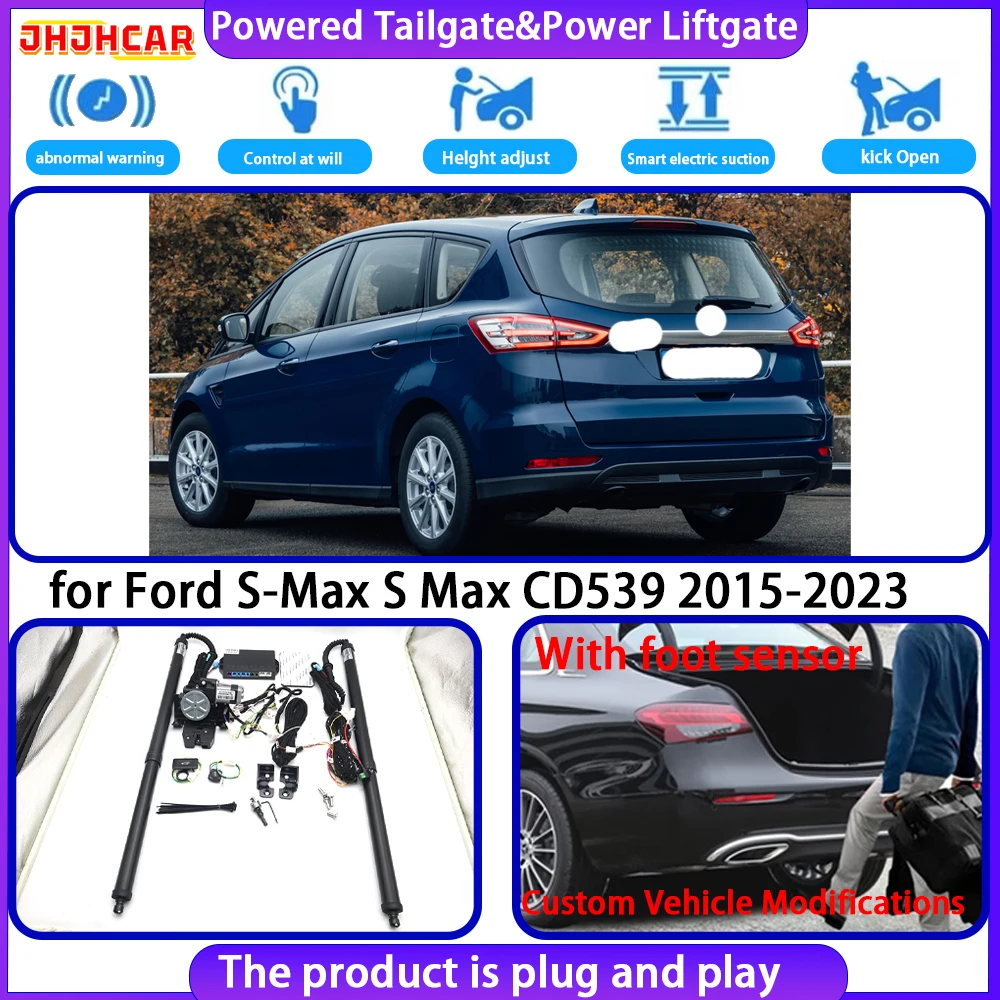 JHJHCAR for Ford S-Max S Max CD539 2015-2023 OEM Smart Automatic Electric Powered Tailgate Power Liftgate Tailgate System
