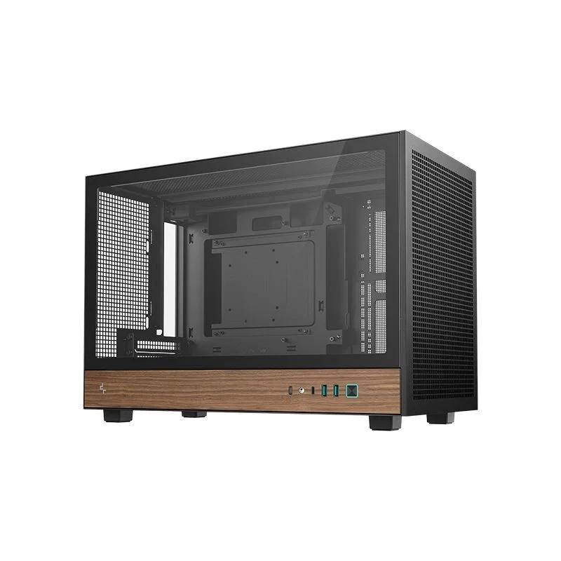 DEEPCOOL CH260 WOOD chassis 388mm graphics card back-mounted motherboard 360 water-cooled ATX power supply MATX host computer