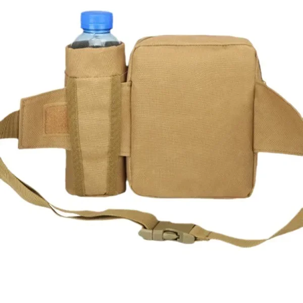 Outdoor Sports Running Waist Bag New Tactical Water Bottle Waist Bag Function Waterproof Mountaineering Waist Bag Men's Edition