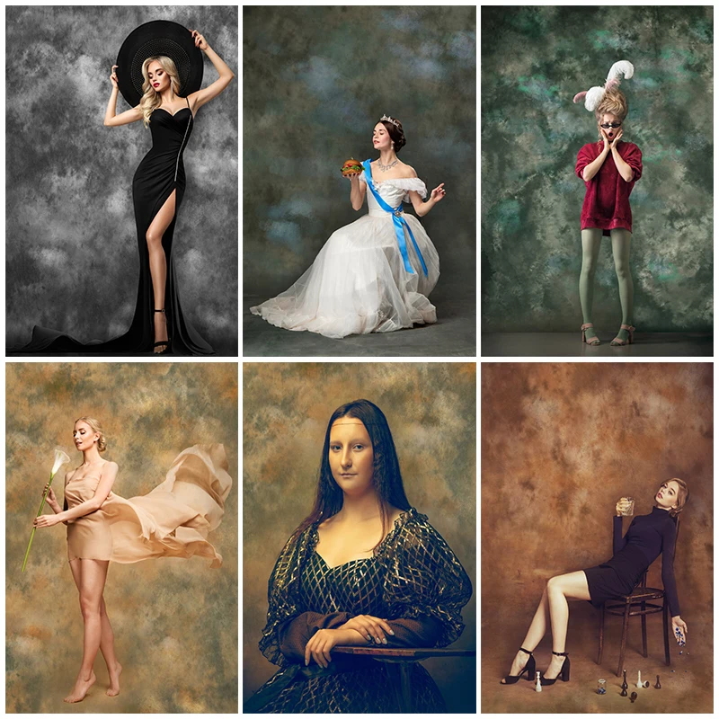 Fond abstrait de Bergame pour la photographie, arrière-plan de portrait de bébé nouveau-né, décors de photo de lumière foncée, décorations murales pour adultes, accessoires de studio