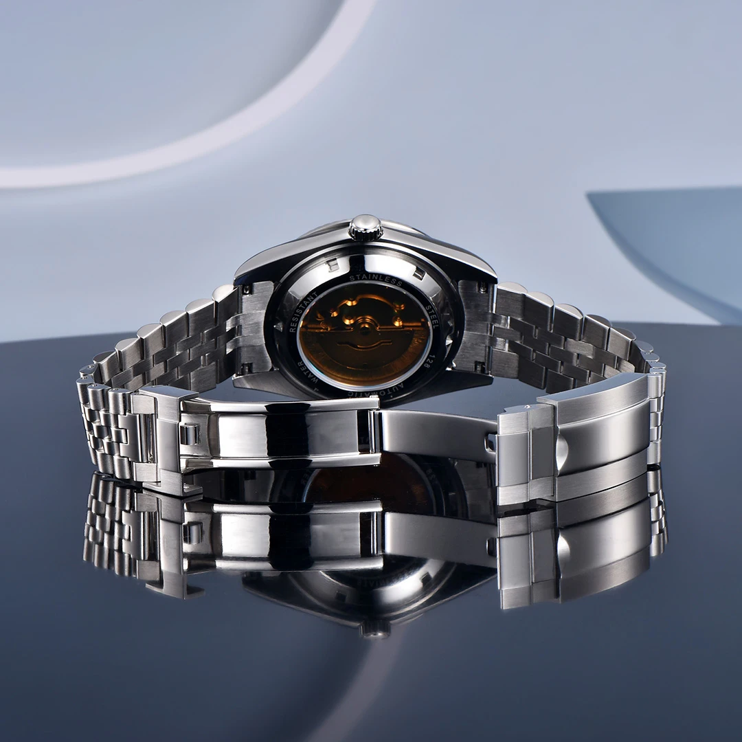 KALPADIVES 남성용 자동 기계식 방수 스포츠 손목시계, 최고 브랜드 럭셔리 시계, 2024 신제품