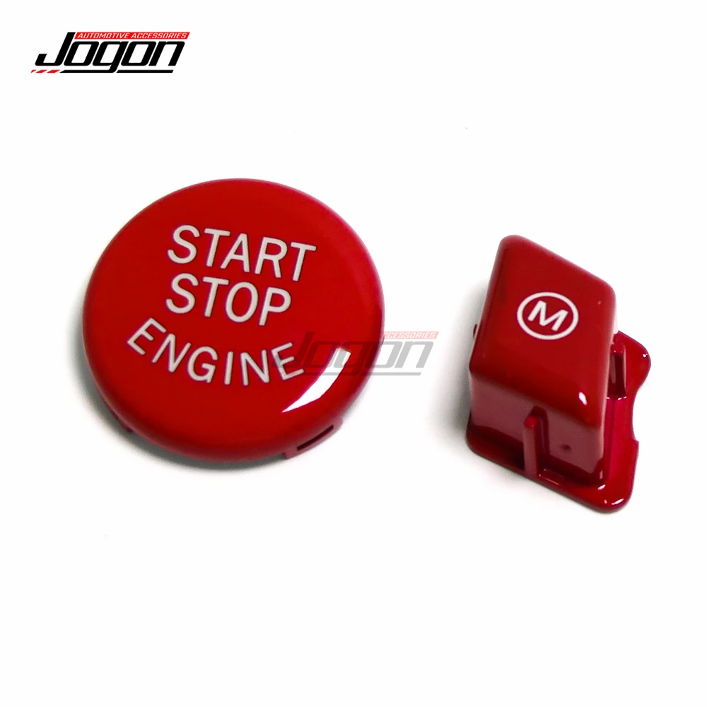 Bouton de démarrage et d\'arrêt du moteur de voiture avec volant, couvercle de remplacement, interrupteur M, BMW E90, E91, E92, E93, E87, E60, E83,