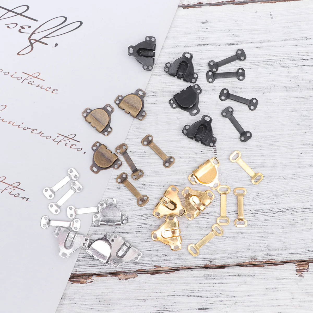 

60 Sets Invisible Button Metal Button Handcraft Tools Trousers Button DIY Craft Replacement for Jeans Trousers Decor