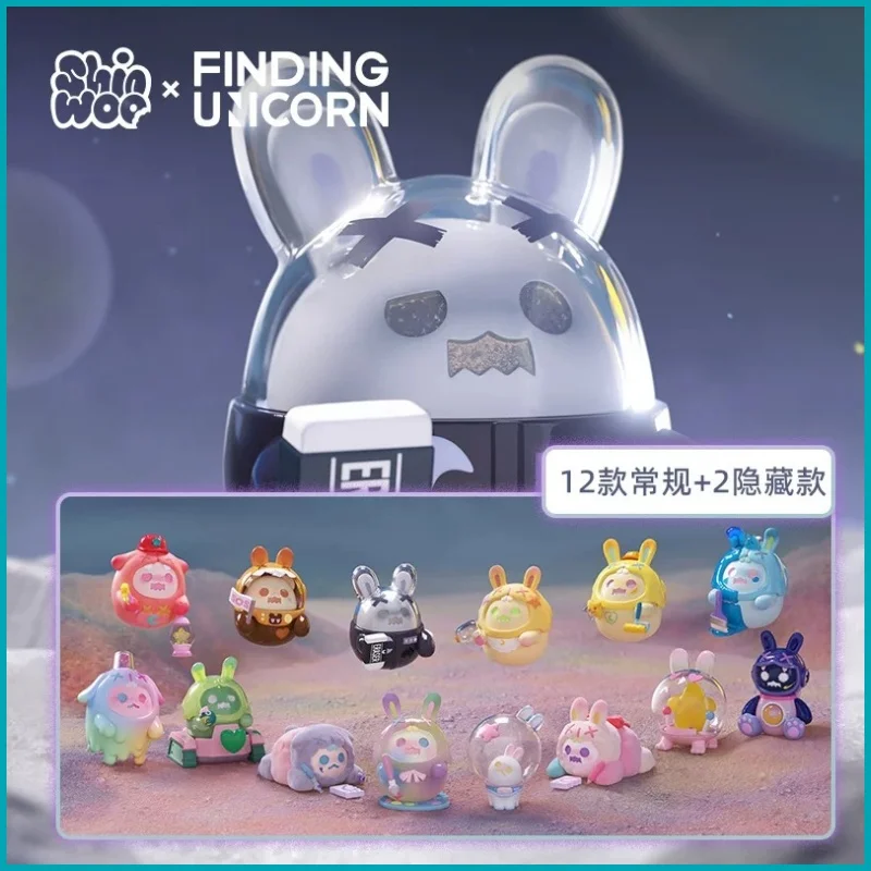 Hot Shinwoo De Lonely Moon Serie Speelgoed Mystery Figuur Caja Uitpakken En Uitpakken Kawaii Speelgoed Model Verjaardagscadeau Leuk Speelgoed