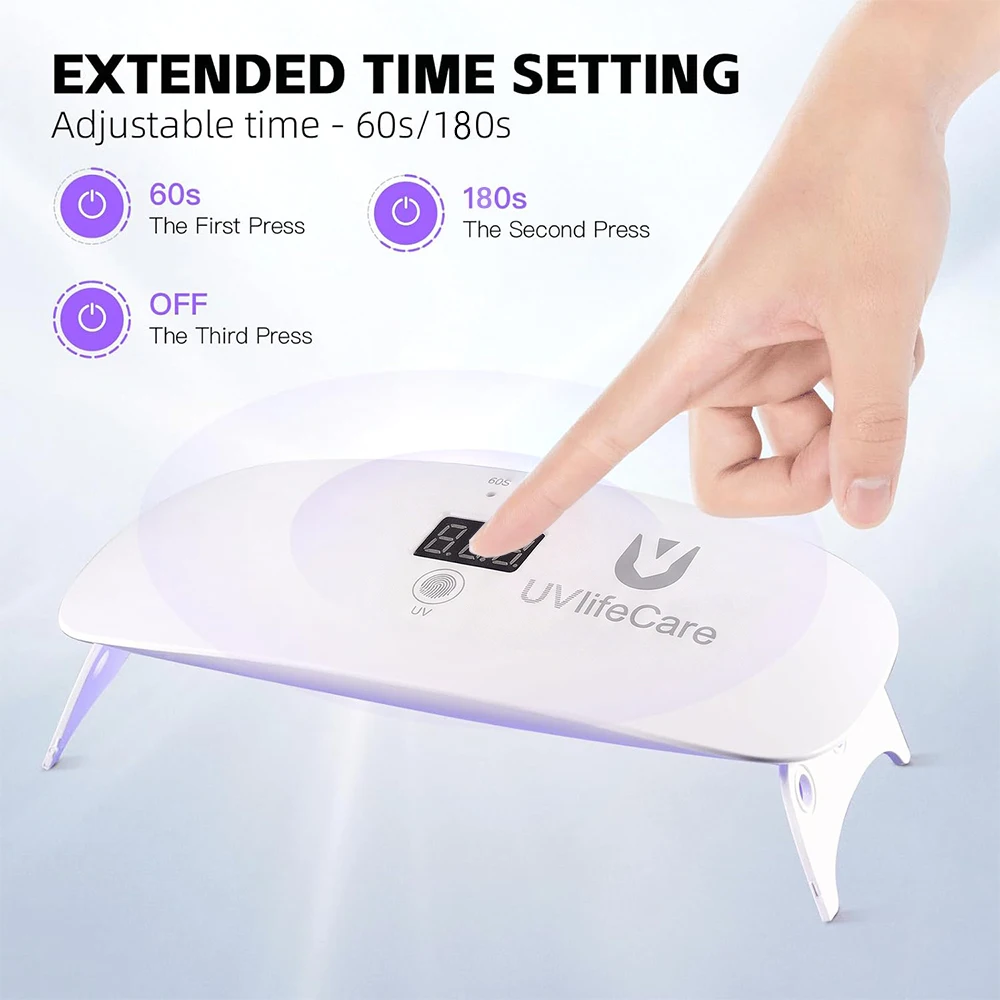 UVlife Care Upgraded UV Light for Resin, Large Size Portable UV Resin Light, Fast Curing&Portable UV Lamp, Jewelry Making Suppli