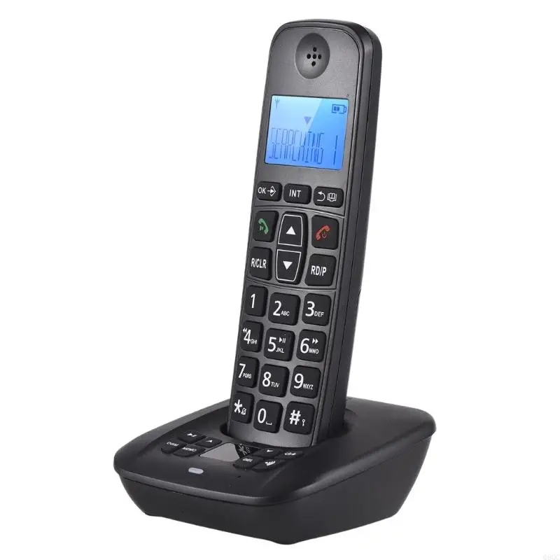 D1007 TAM Telephone Cordless Digital Recording Phone for Office and Home Use with Low Radiation and Large Display Screen