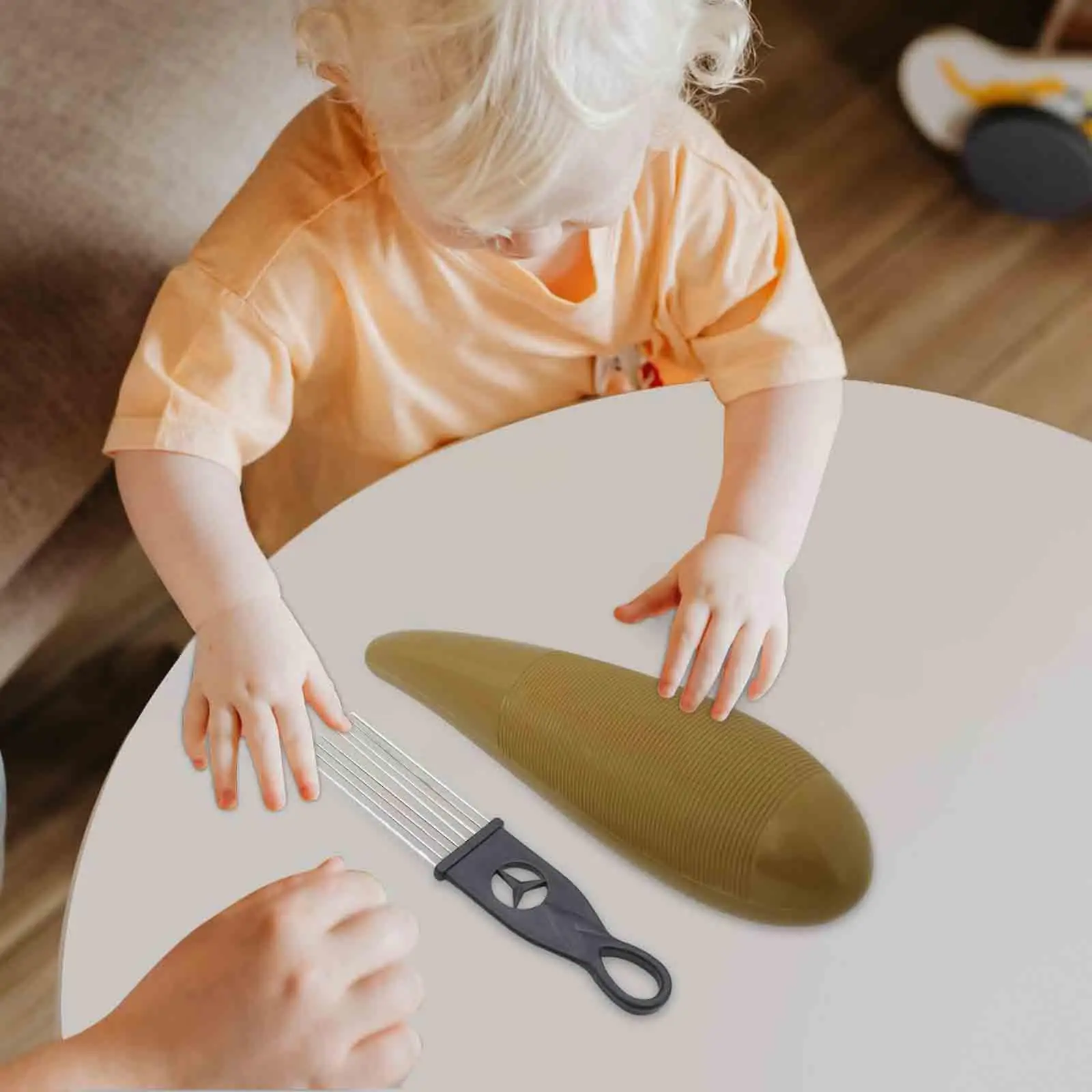 Agitador Guiro de actividad de aprendizaje Guiro en forma de pez para niños adultos niños niñas