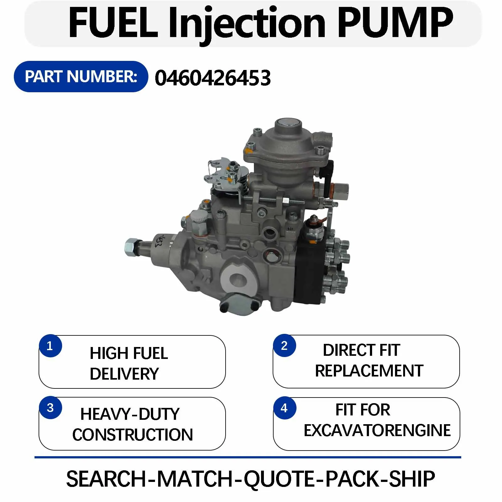 2855392 Fuel Injection Pump For CASE MXM 125-2009 Agricultural Tractors