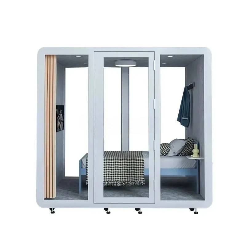 Modern Outdoor  Aluminum  Modular Office Pods Easy  Assembly For Garden  Exhibition  Booth  Hotel  Warehouse Or Living Room  Use