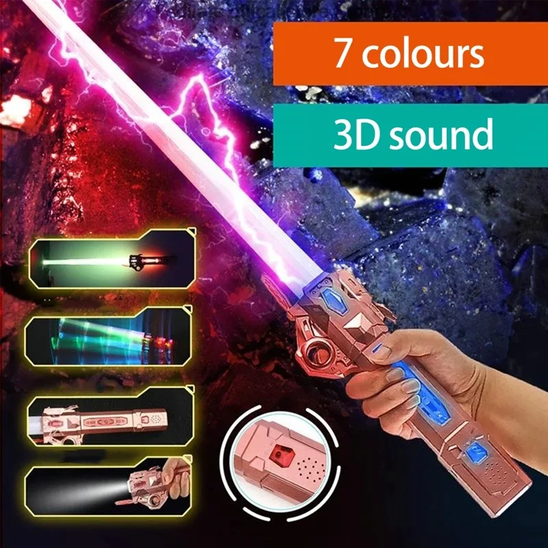 

Telescopic Lightsaber Laser Saber Sword Toys Light Saber Toys For Children Free Shipping Blaster Jedi Retractable Laser Sword