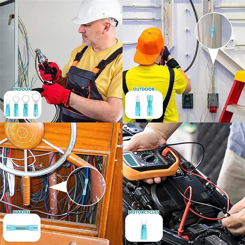 ABGR-480PC ختم موصلات بعقب الكهربائية لحام البحرية الصف الحرارة يتقلص موصلات الأسلاك لسيارة بحرية شاحنة سلك مشترك