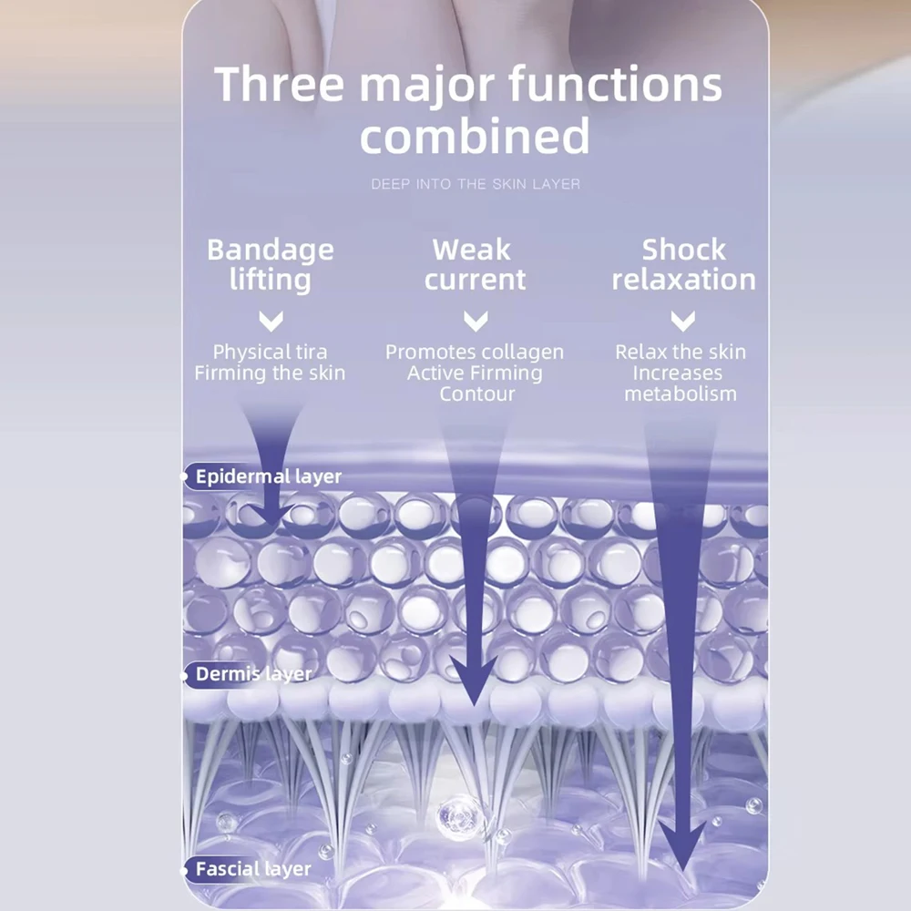 NOWOŚĆ Elektryczny podnośnik do twarzy EMS Pas do masażu twarzy Podwójne usuwanie podbródka Wyszczuplająca maska do twarzy V Line Lifting Mask Maska przeciwzmarszczkowa z paskiem